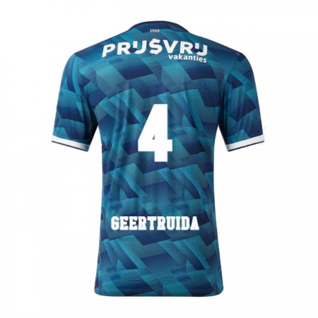 Fotbalové dres Feyenoord Rotterdam Geertruida 4 Venkovní 2023-24 Krátký Rukáv